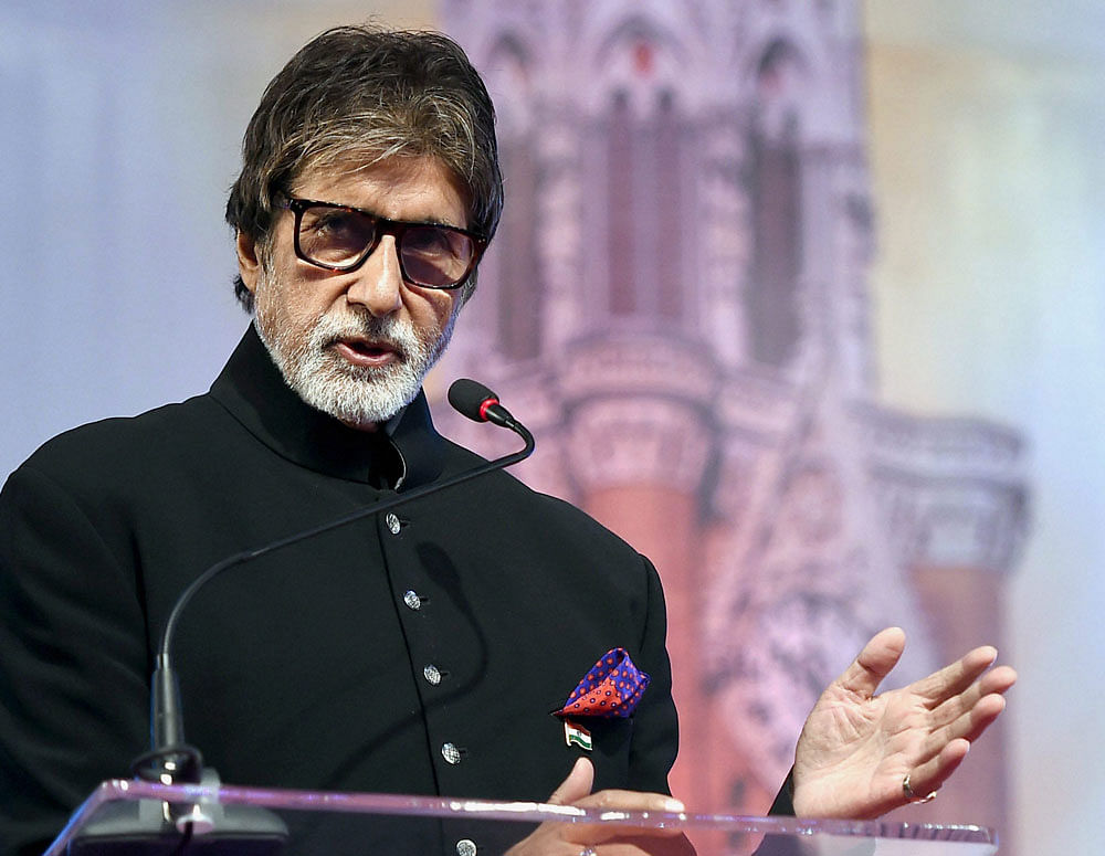 Bollywood stars Amitabh Bachchan