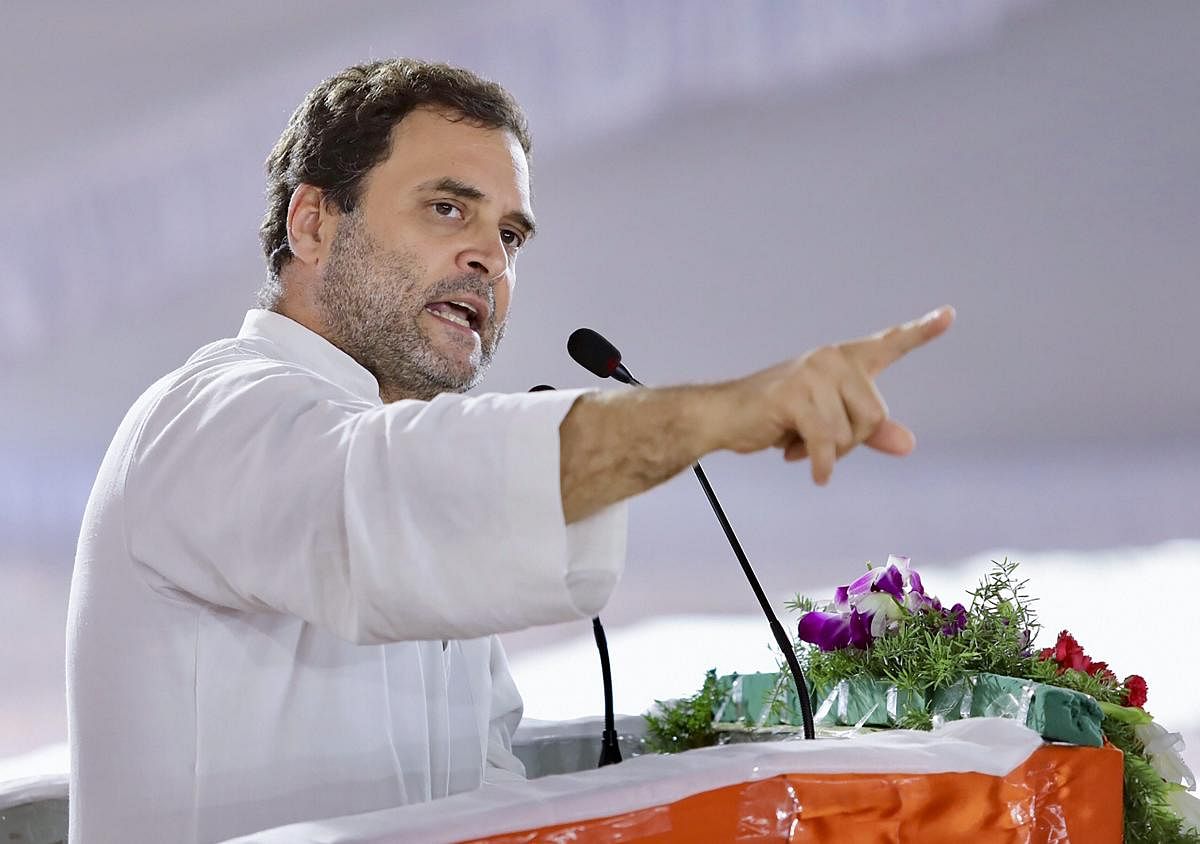 The BJP accused Congress president Rahul Gandhi of "humiliating" the Hindus with his reported comments that he does not believe in any kind of Hindutva.