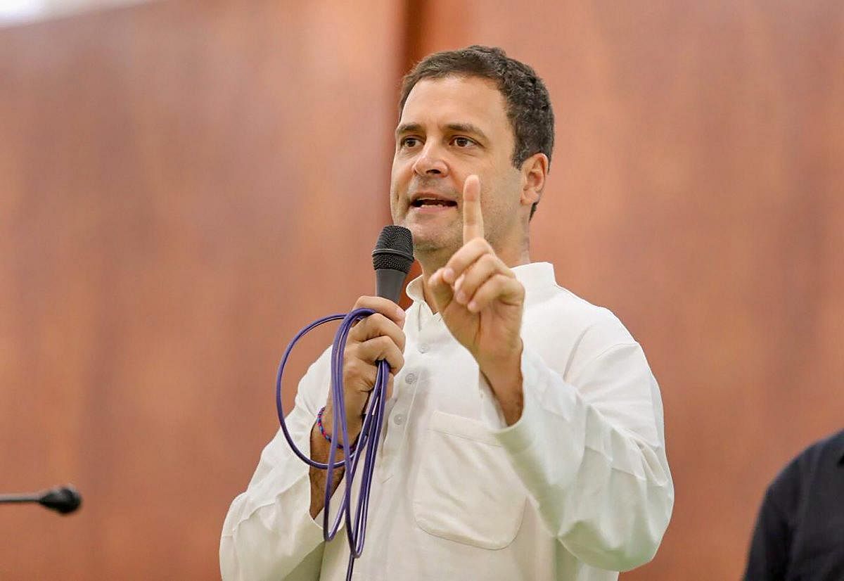 Congress President Rahul Gandhi on Thursday accused Defence Minister Nirmala Sitharaman of "lying" on HAL's capability to build Rafale aircraft and demanded her resignation. PTI Photo