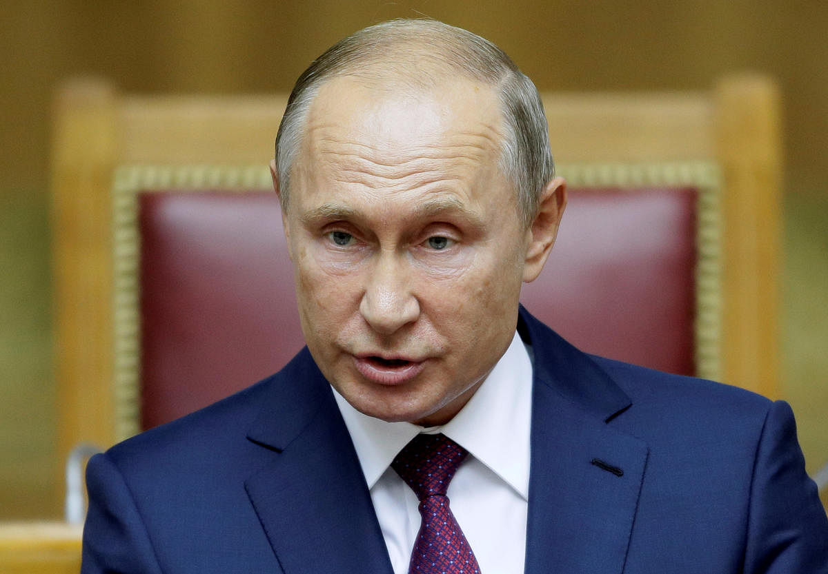 Russian President Vladimir Putin. (Reuters file photo)