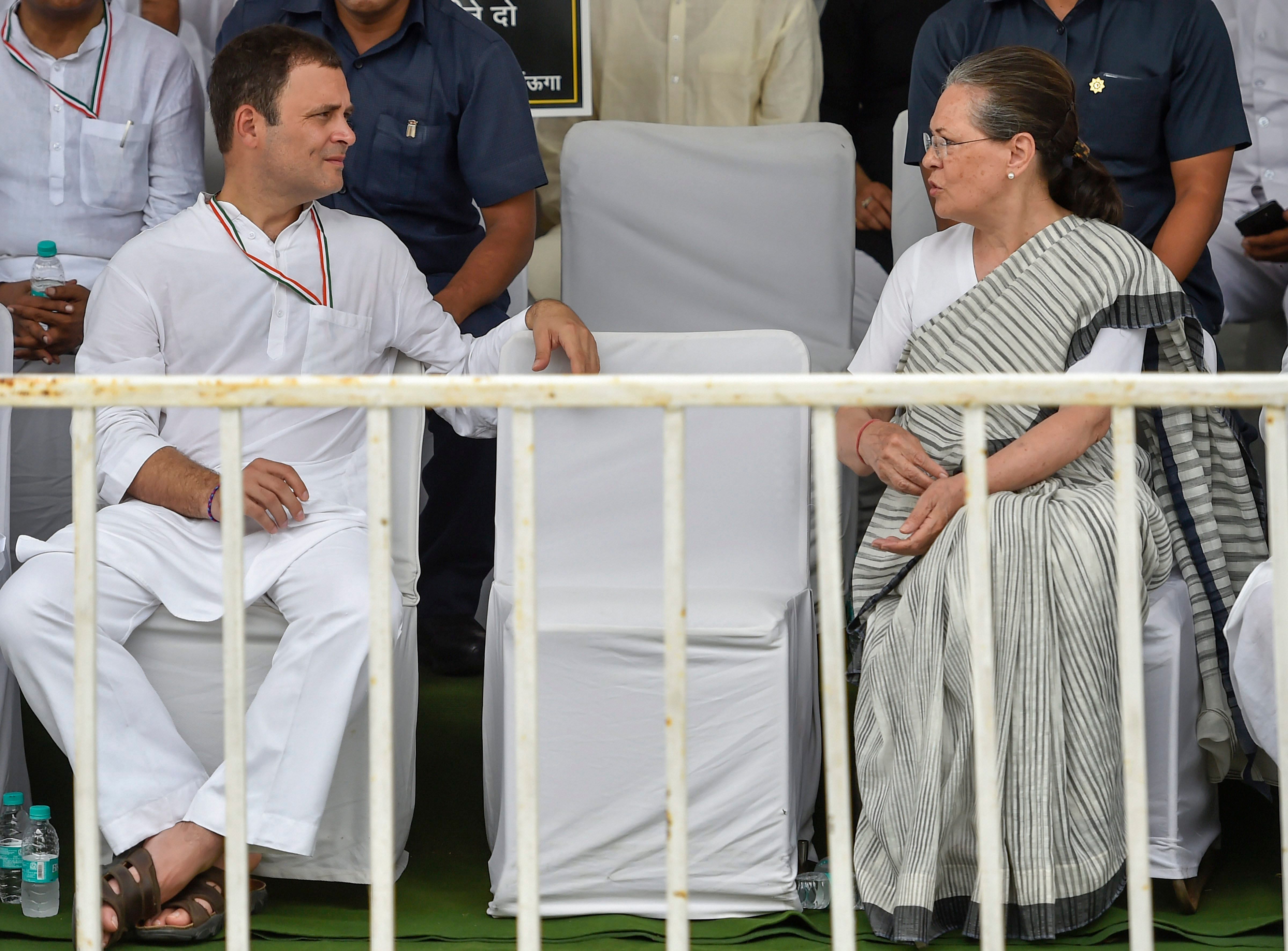 The Delhi High Court on Monday dismissed pleas by Congress leaders Sonia Gandhi and Rahul Gandhi challenging the reopening of their tax assessments for 2011-12. PTI