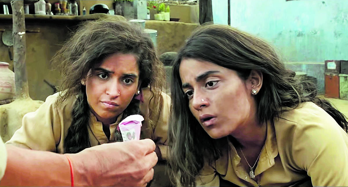 A scene from 'Pataakha'.