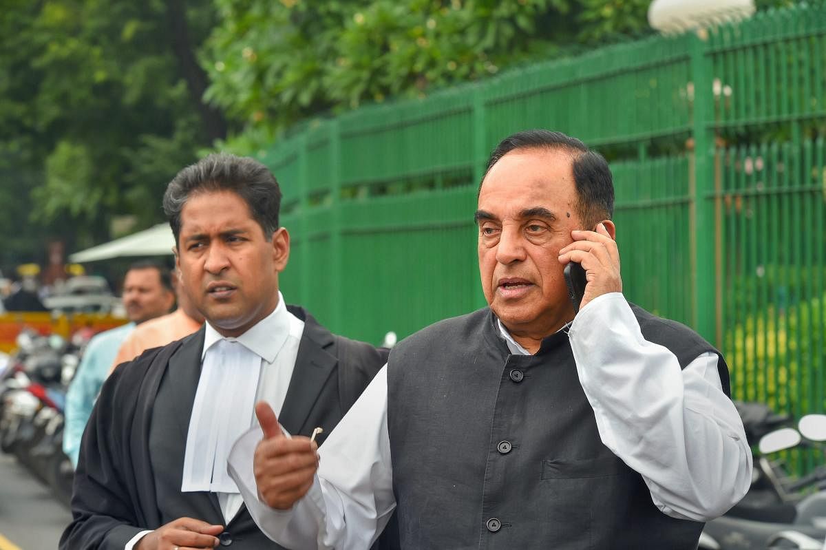 Senior BJP leader and Rajya Sabha MP Subramanian Swamy Sunday said there was no point holding talks with Pakistan as the neighbouring country is run by the "ISI, military and terrorists". PTI file photo