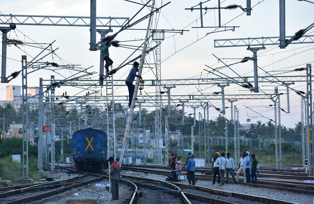 Of the total 1.2-lakh km of railway network, already 46% is electrified and work is on to electrify another 30%.