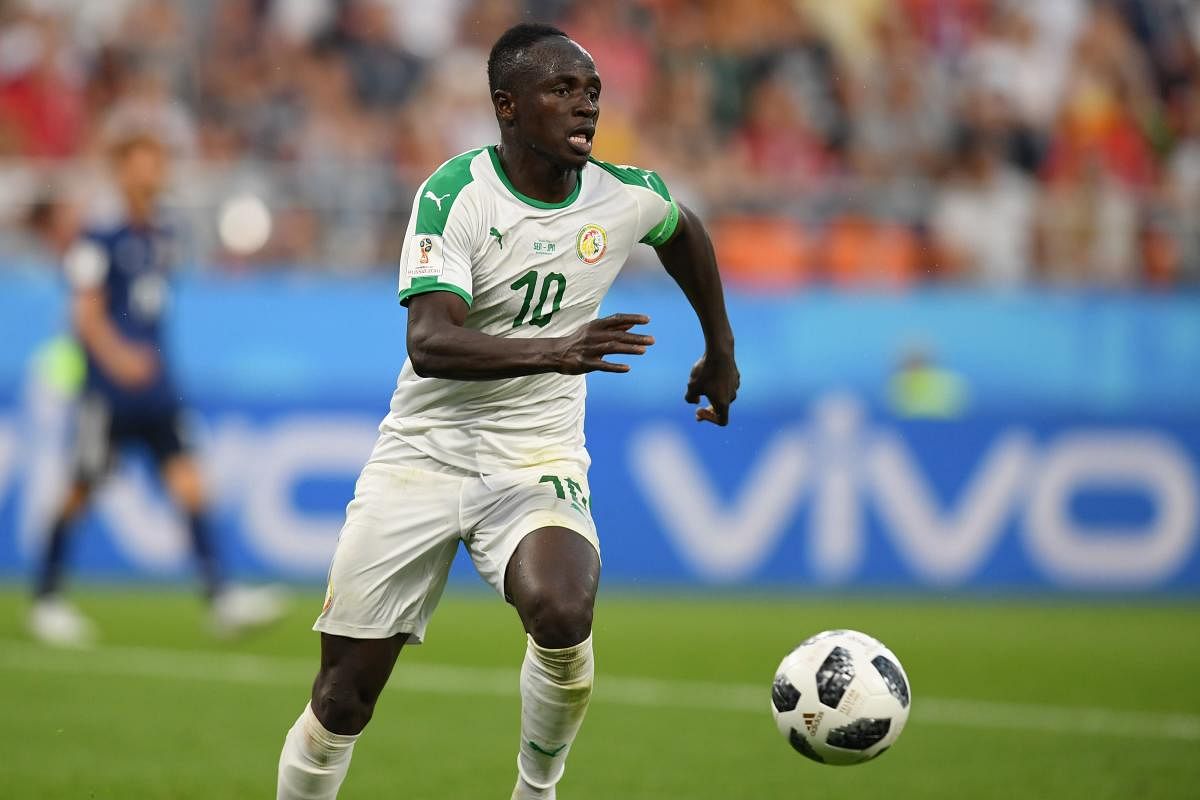 Senegal's forward Sadio Mane was disappointed that his team allowed Japan to earn a draw in their Group H tie on Sunday. AFP