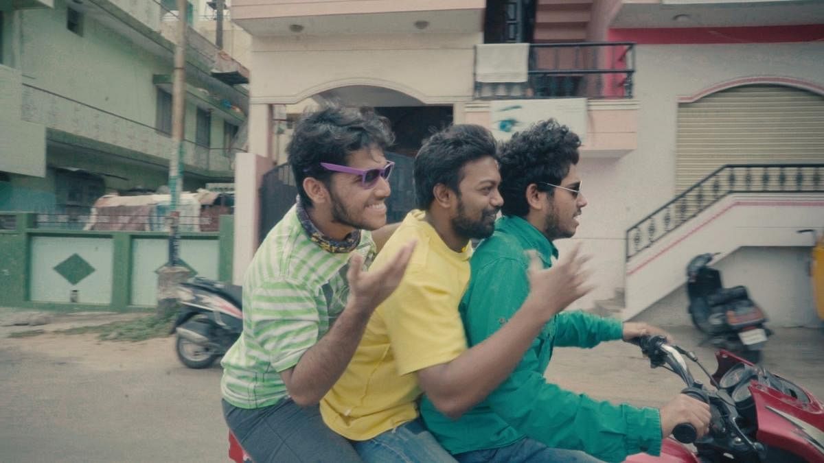 A still from ‘Bhootha Missing’, a short film which showcases the flex problem in a funny manner.