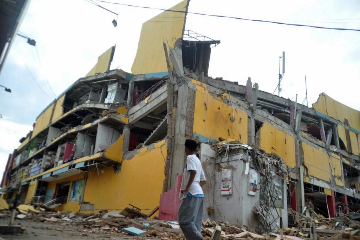 An earthquake of 7.5 magnitude shook the Palu city of Indonesian island Sulawesi on September 28. (AP/PTI File Photo)