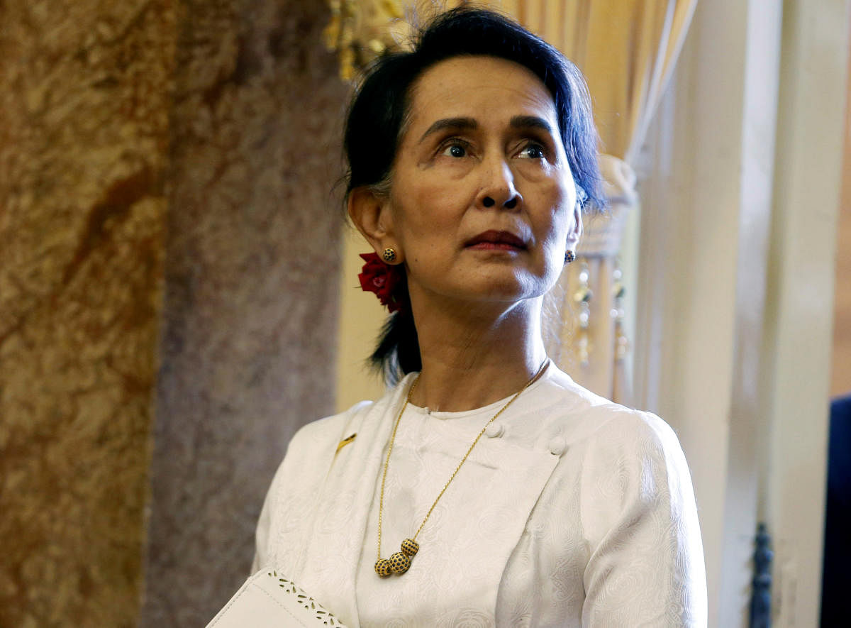 Myanmar's State Counsellor Aung San Suu Kyi. (REUTERS File Photo)