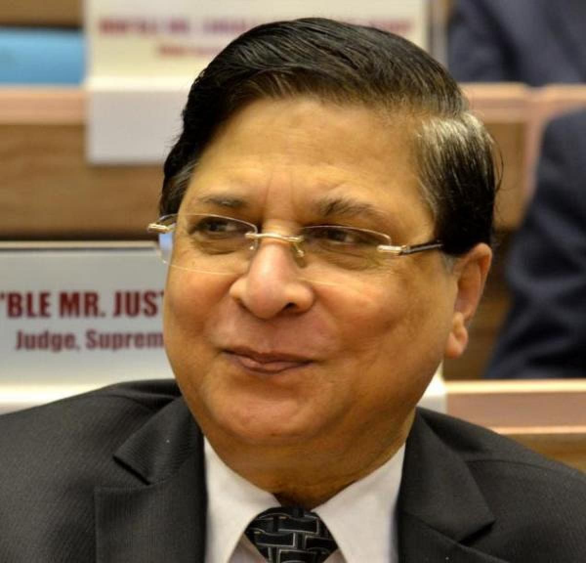 Former Chief Justice of India Dipak Misra. DH File Photo