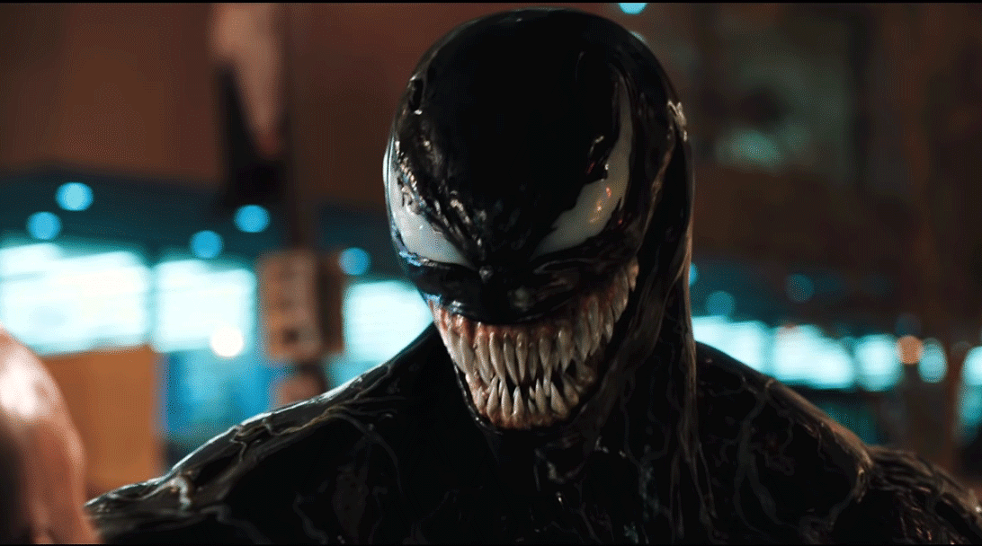 Lack of the white Spider logo aside, Venom's design is a near 1:1 faithful adaptation to the big screen. It's too bad that's pretty much the only lesson Sony learnt after Spider-Man 3, though.