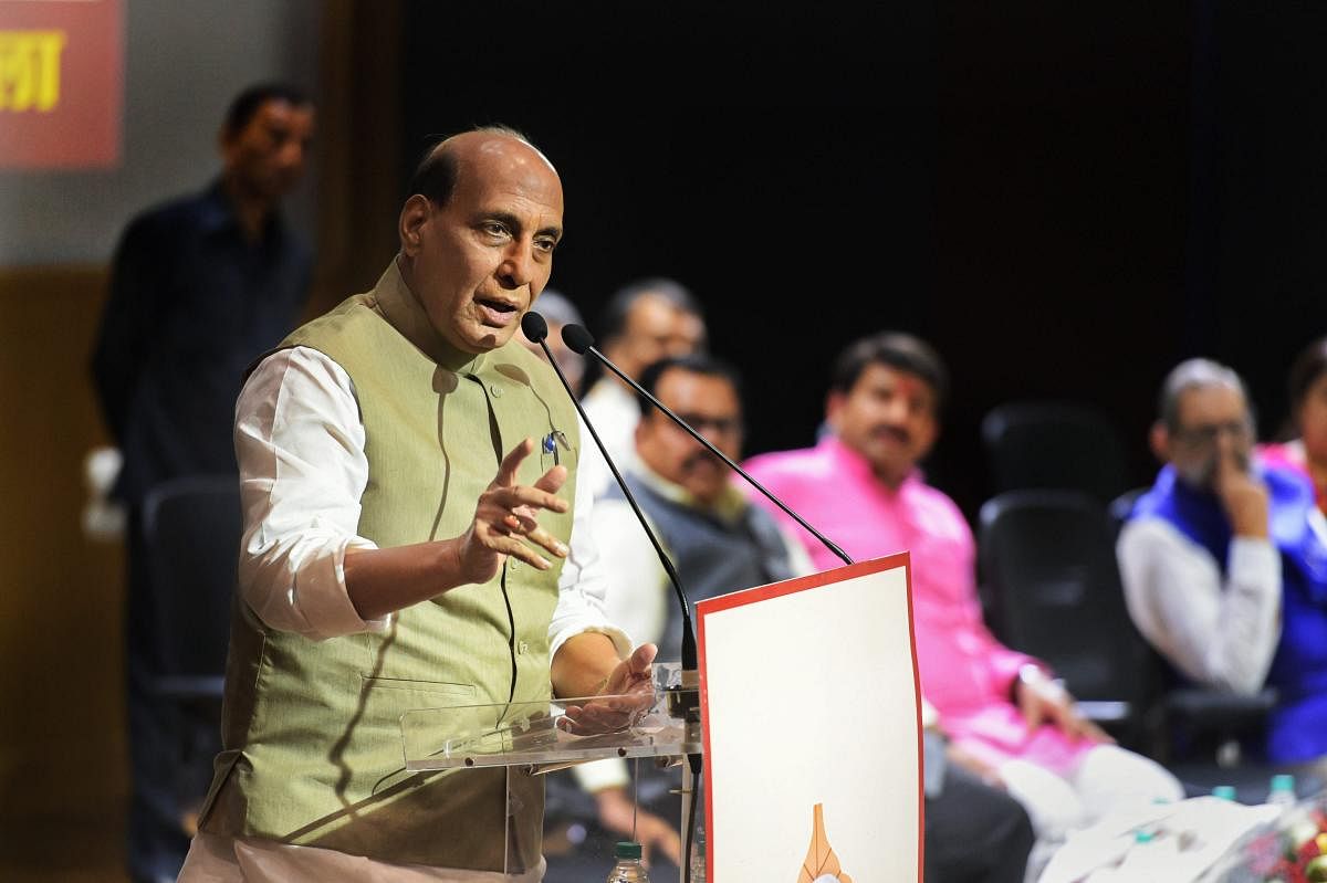 Home Minister Rajnath Singh on Sunday said the menace of Left Wing Extremism (LWE) will be wiped out from the country in about three years. PTI file photo