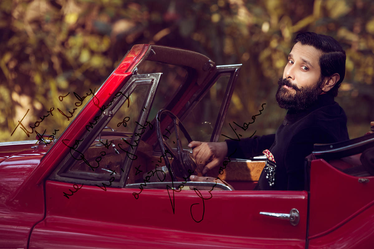 A photo of actor Vikram clicked by Lucky Malhotra.