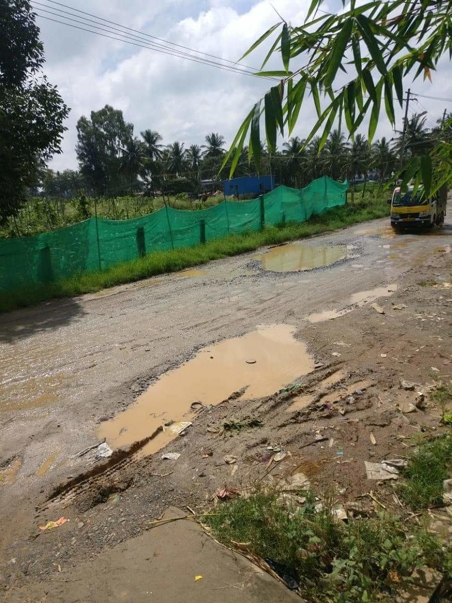 Commuting through Nagondanahalli Road is a nightmare as the road is left unfixed after it was dug up to lay out pipelines for Cauvery water connection in Hagadur ward.