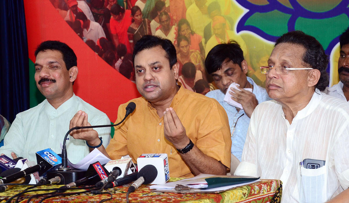 BJP National spokesperson Sambit Patra. (DH File Photo)