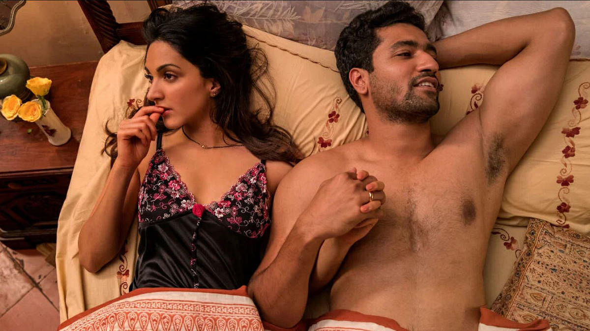 Kiara Advani and Vicky Kaushal in Lust Stories, a film produced for Netflix. It featured explicit lovemaking scenes, as did Sacred Games, the sensationally successful series about a Mumbai underworld don played by Nawazuddin Siddiqui.