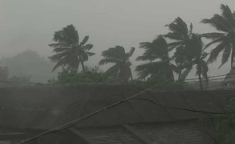 Surface wind reached speeds of 126 kmph at Gopalpur. ANI photo