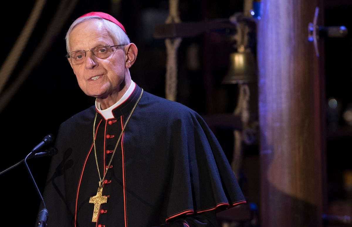 Cardinal Donald Wuerl of the Archbishop of Washington. (AFP file photo)