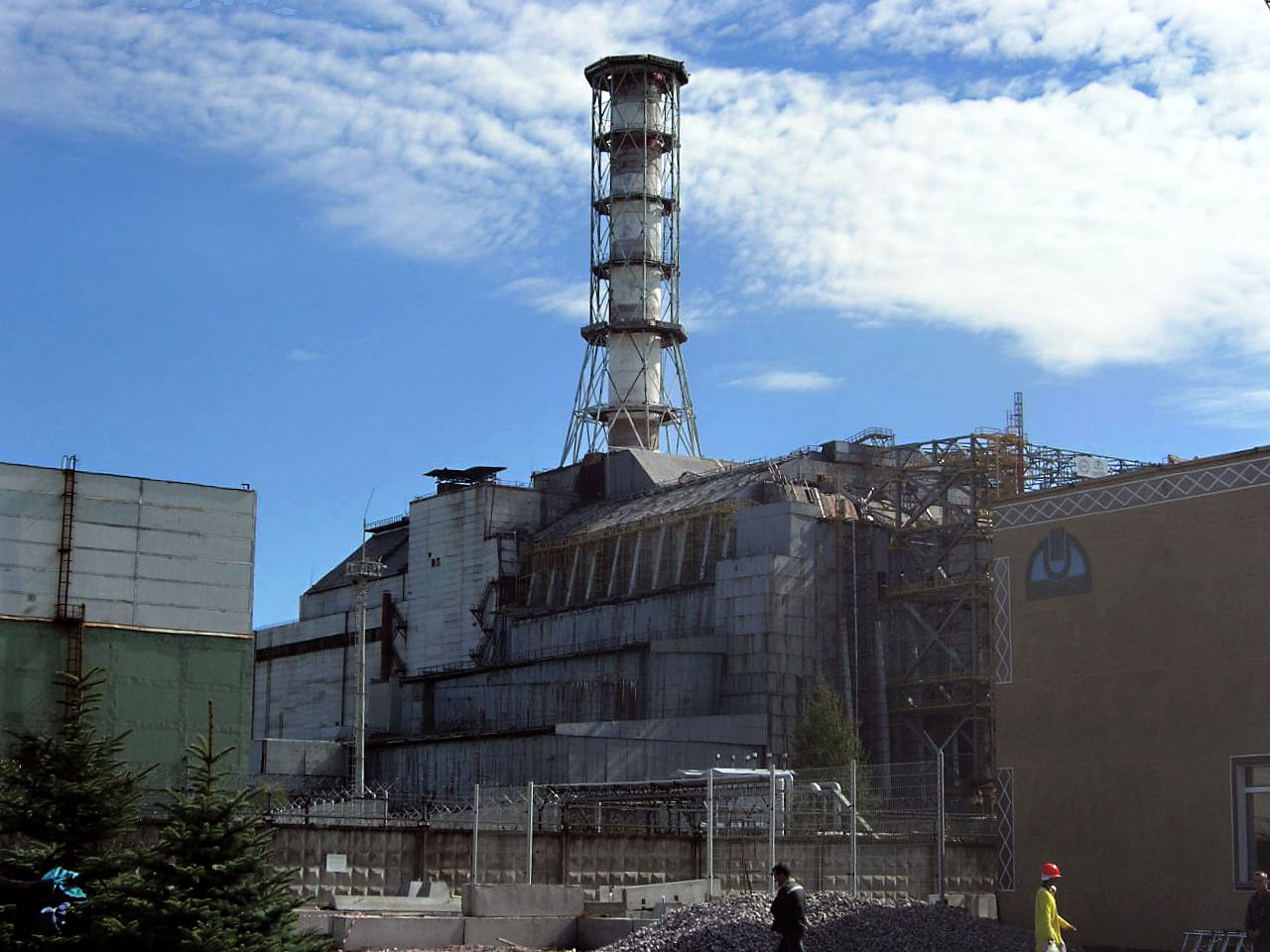 The Chernobyl power plant in 2006. Credit:Wikipedia