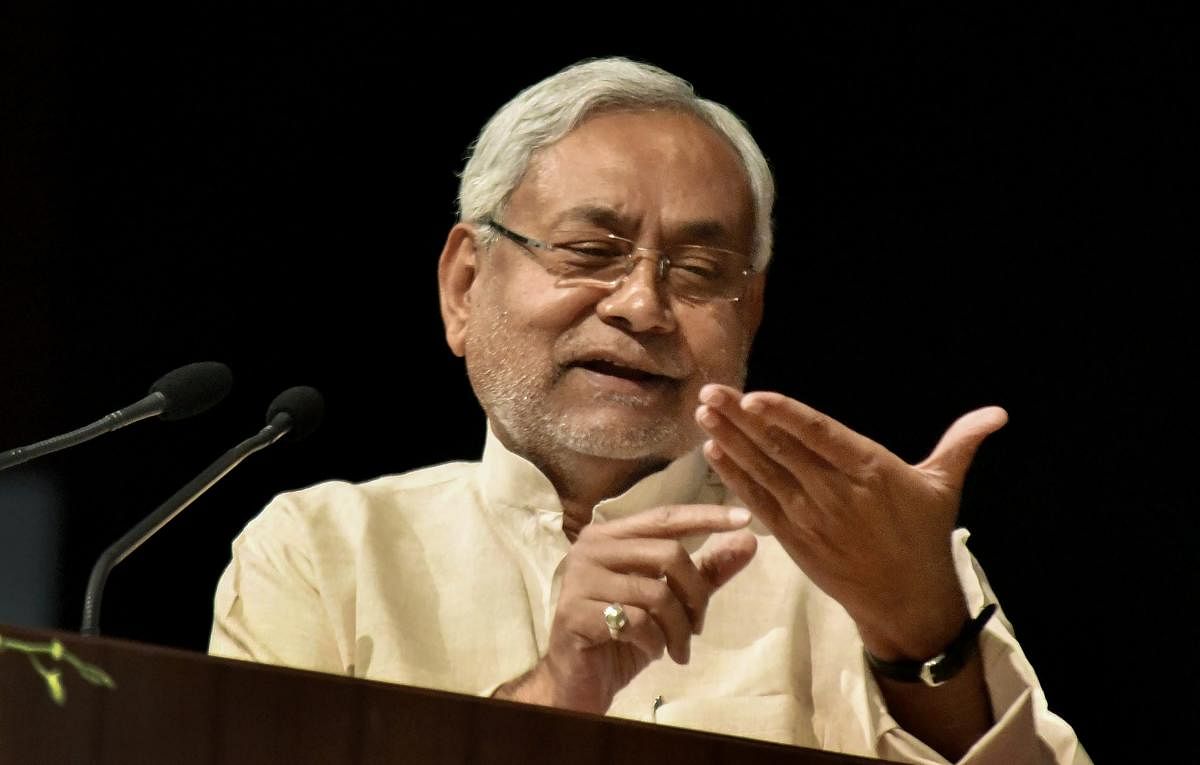 Nitish was interacting with the media in Patna after concluding his weekly programme - Lok Samvad (Public Interaction).