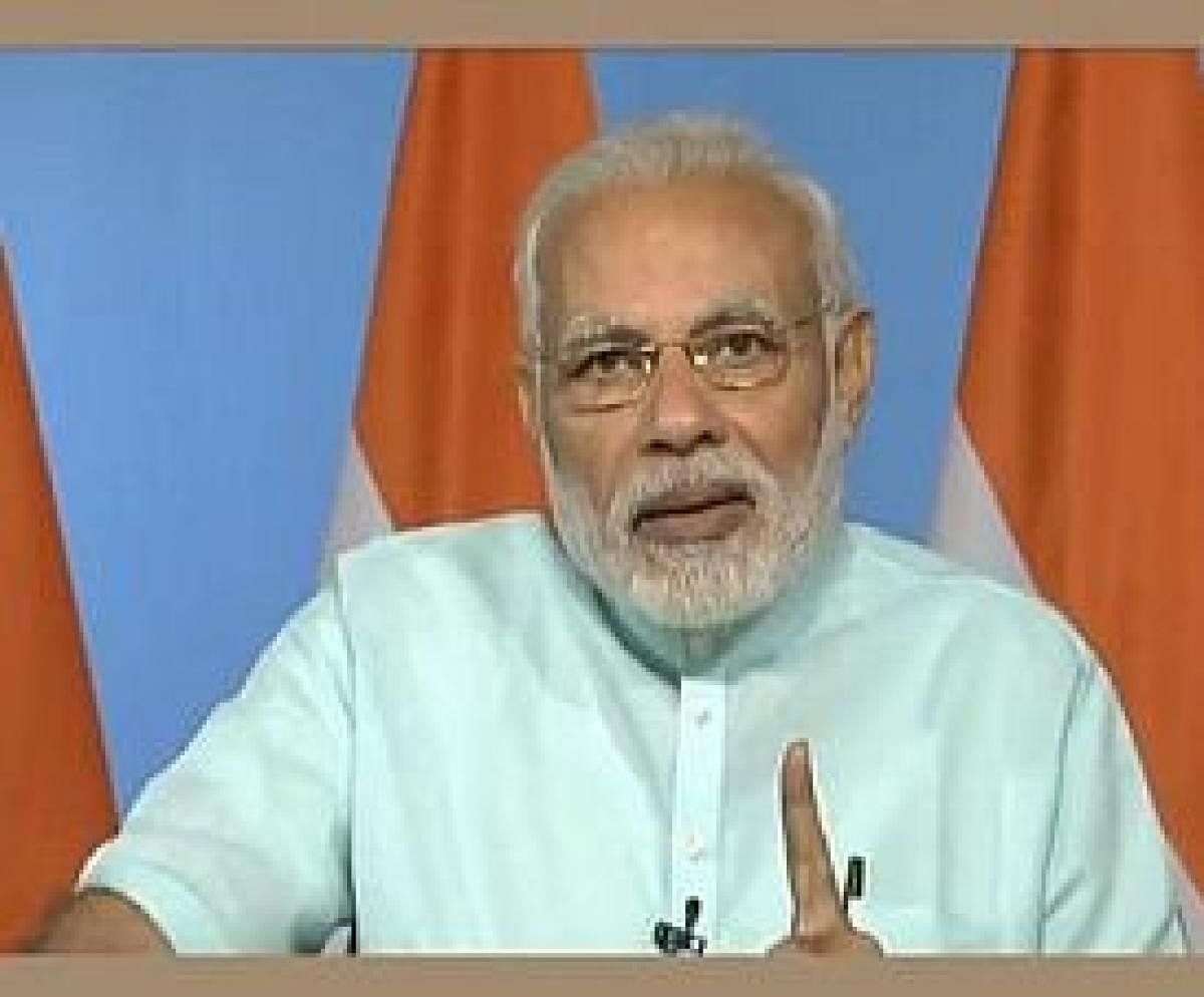Interacting with farmers from over 600 districts via video conferencing, Modi said the four cornerstones of the government policy for raising farm income are cutting input cost, fair price for the crop, preventing the produce from rotting and creating alt