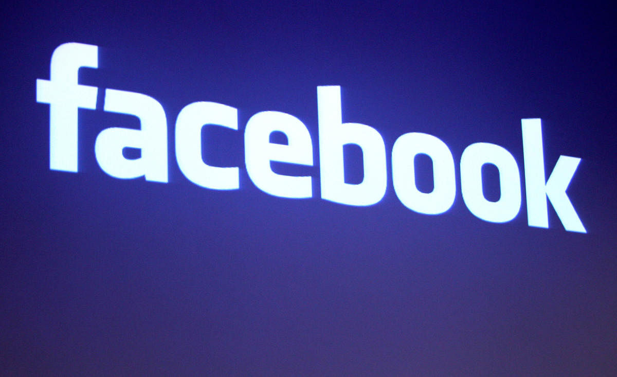 FILE PHOTO: The Facebook logo is shown at Facebook headquarters in Palo Alto, California, U.S., May 26, 2010. REUTERS/Robert Galbraith/File Photo