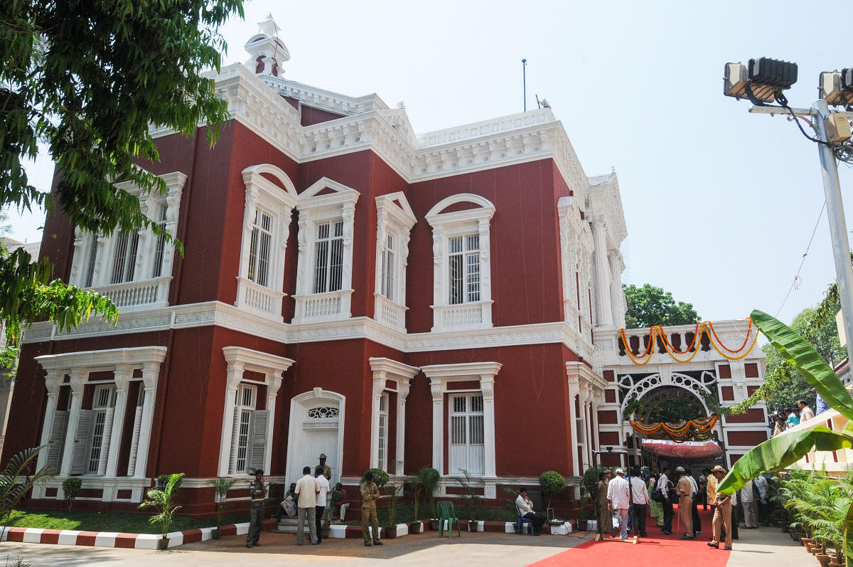 The Kempegowda Museum in Mayo Hall, MG Road. DH PHOTOS/S K DINESH