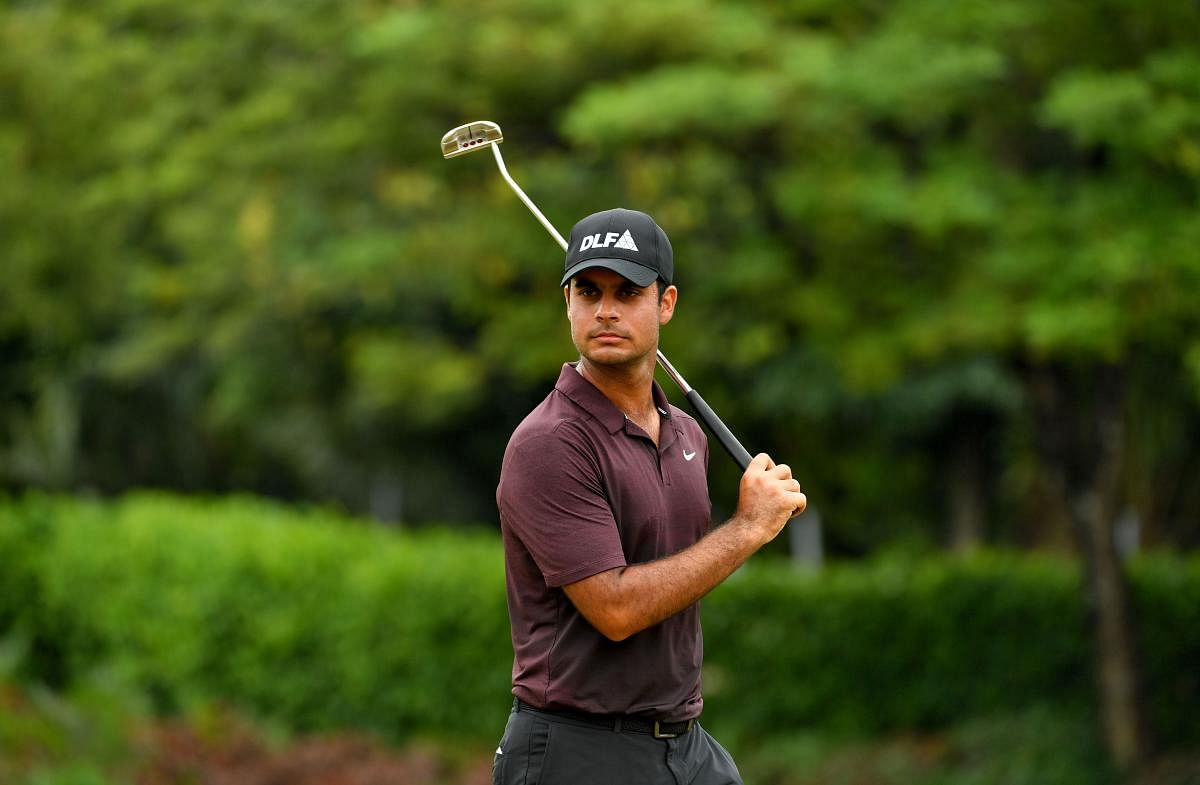 India's Shubhankar Sharma will continue his quest for a PGA Card. AFP File Photo