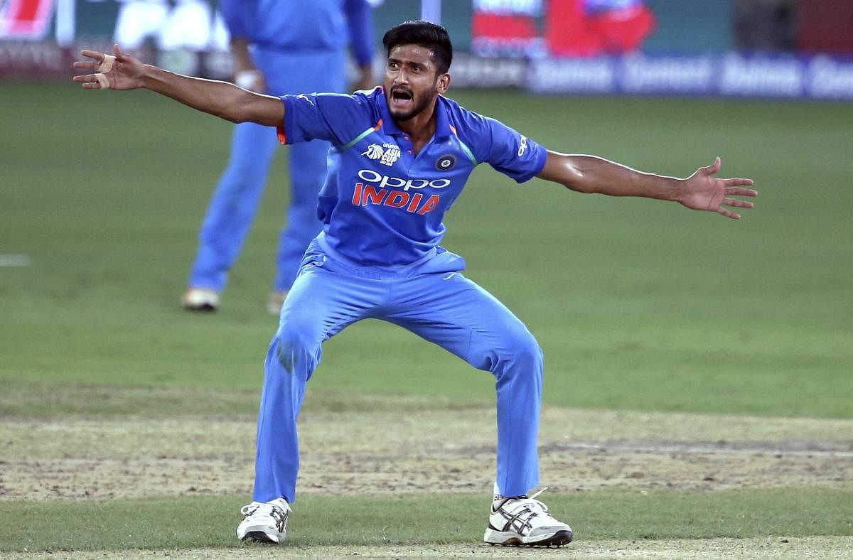 NEW KID ON THE BLOCK: Khaleel Ahmed feels the more the number of wickets he takes, the better are the chances of him making the cut for next year's World Cup. AP/ PTI