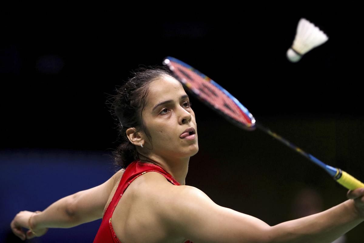 Saina, ranked 10th, recovered after the losing the first game to beat familiar foe and world number seven Okuhura of Japan 17-21, 21-16, 21-12 in the quarterfinal. (AP/PTI File Photo)