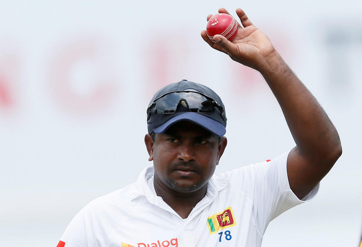 BIDDING GOODBYE: Sri Lanka's Rangana Herath will call it quits from Test cricket after the first match against England in Galle next month. Reuters File Photo. 