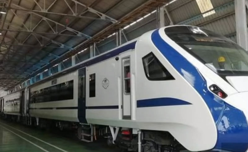 Train 18. (Screengrab- YouTube/Hari Railfaningvideos)