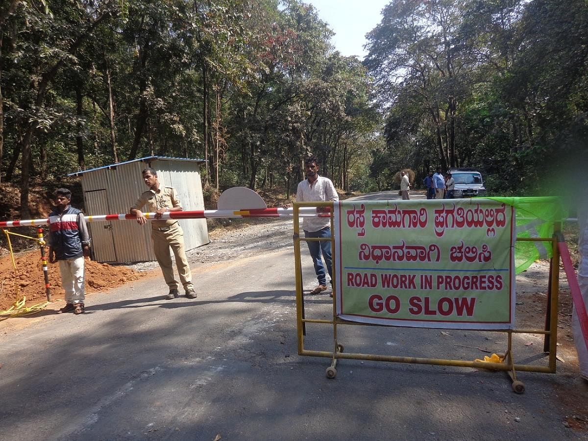 All pending road works will be completed in about a week. DH Photo