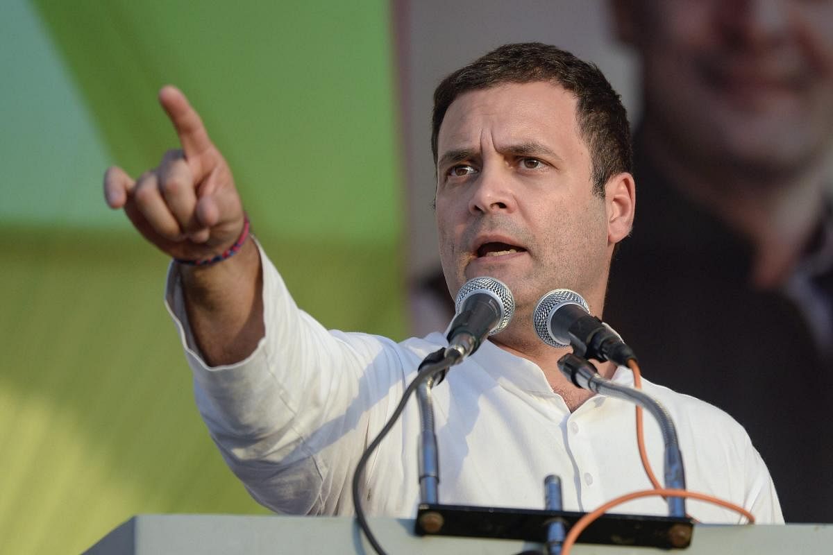 Congress President Rahul Gandhi. (PTI photo)