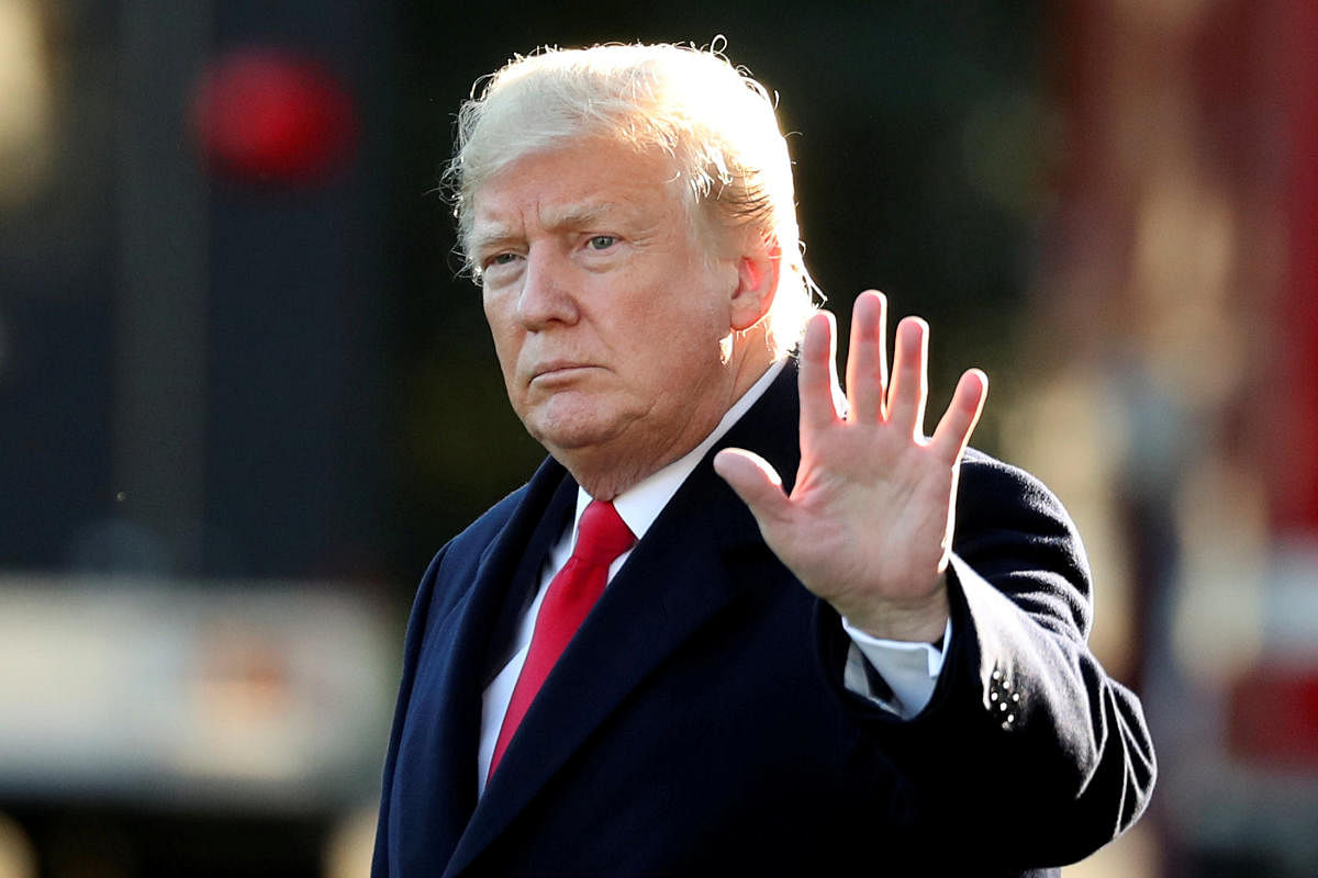 "A very big part of the Anger we see today in our society is caused by the purposely false and inaccurate reporting of the Mainstream Media that I refer to as Fake News," Trump tweeted. (Reuters File Photo)