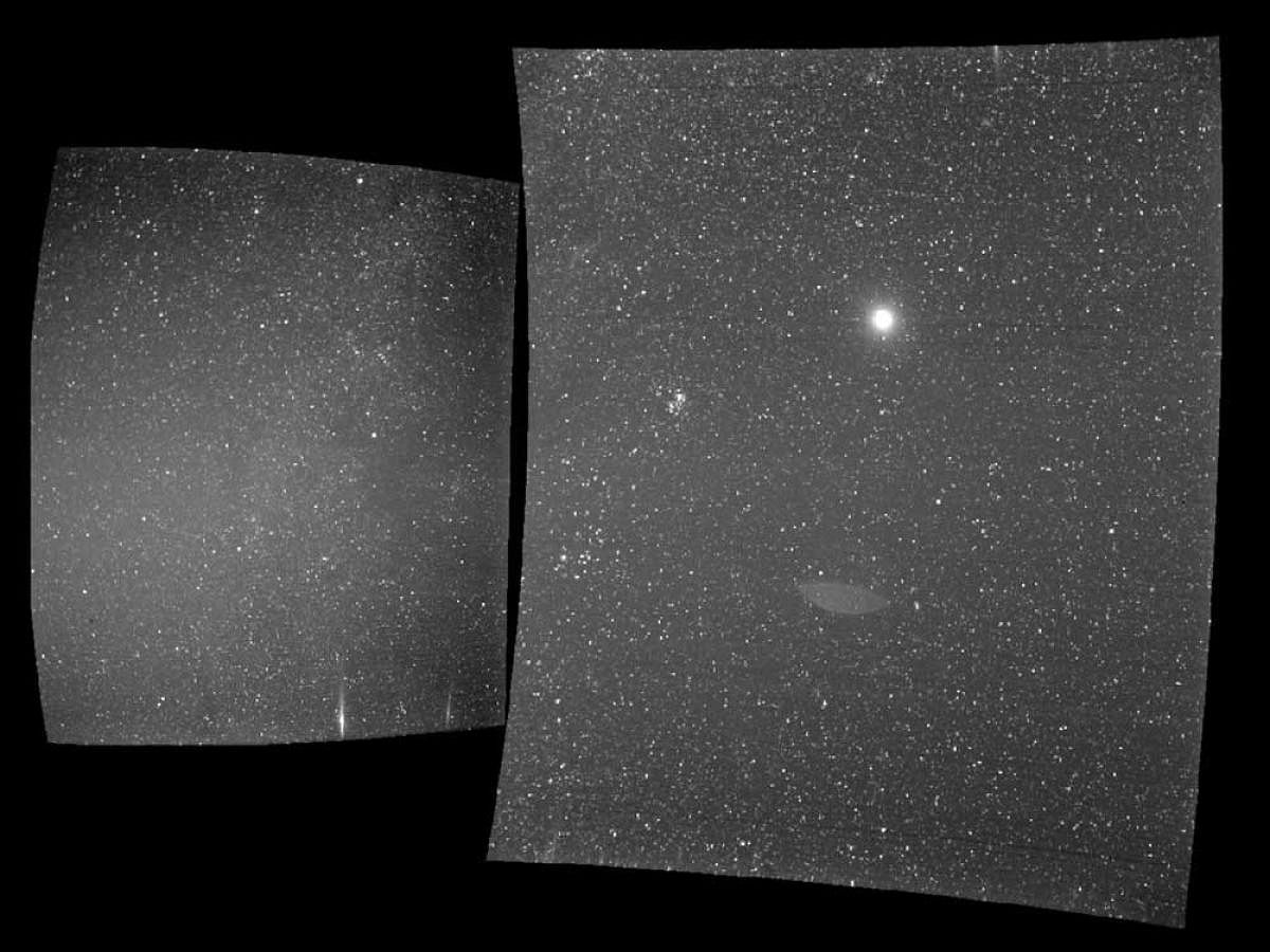 Parker captured a view of Earth on September 25, as it sped towards the first Venus gravity assist of the mission, NASA said in a statement. (Image courtesy NASA Sun&amp;Space/Twitter)