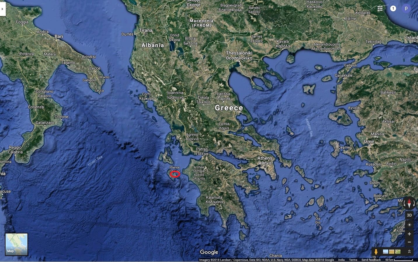 A strong earthquake has shaken the Greek tourist island of Zakynthos in the Ionian Sea.