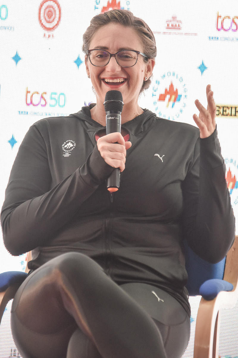 CHAMP IN TOWN: Mary Pierce says Serena Williams is one of fiercest competitors she has ever seen. DH PHOTO/ SK DINESH