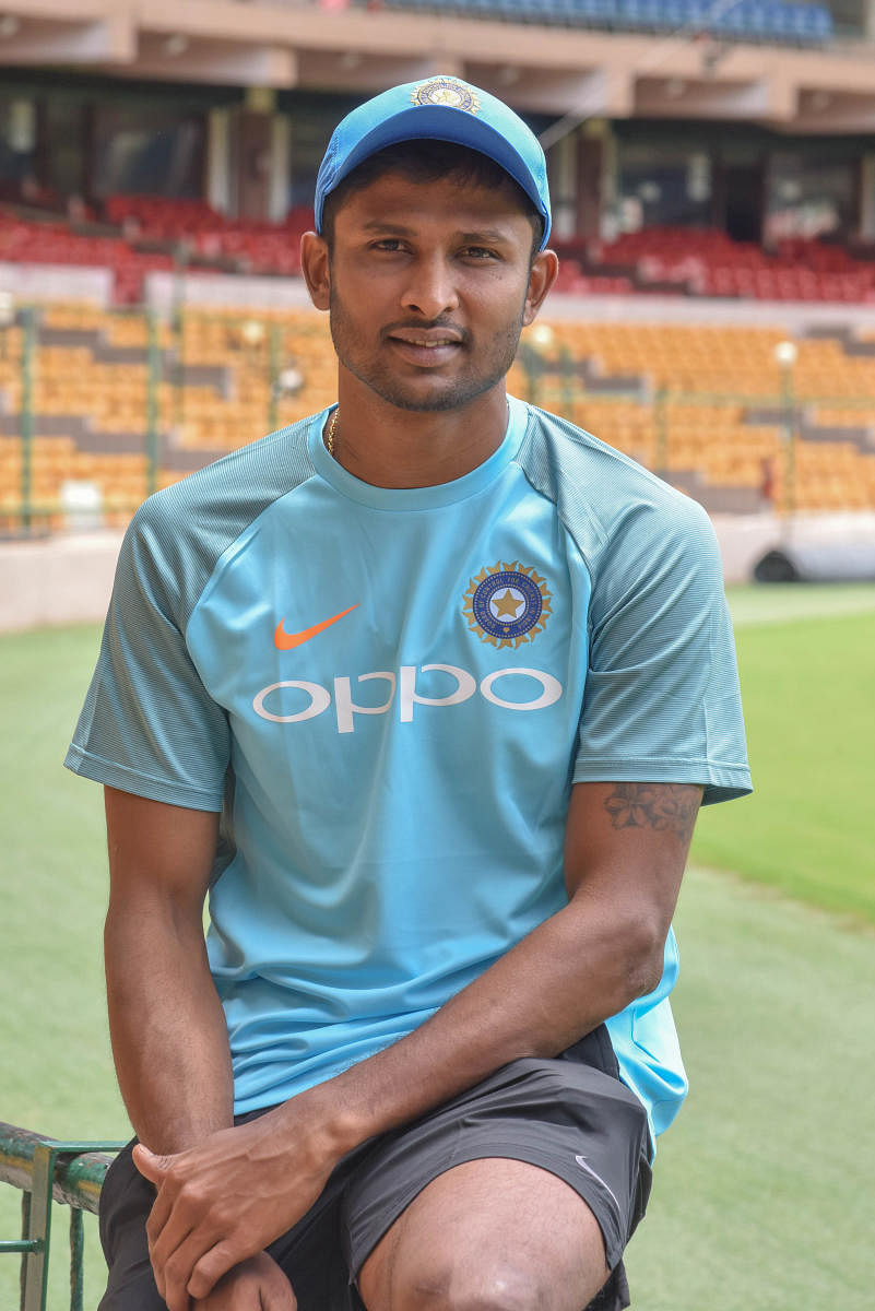 HARD WORKER: While K Gowtham enjoys the new-found fame, he says he knows how to stay grounded. DH PHOTO/ SK DINESH