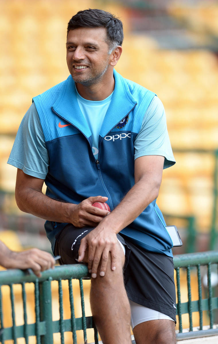 Rahul Dravid was impressed with Hyderabad pacer Mohammed Siraj's maturity.  DH PHOTO/SATISH BADIGER