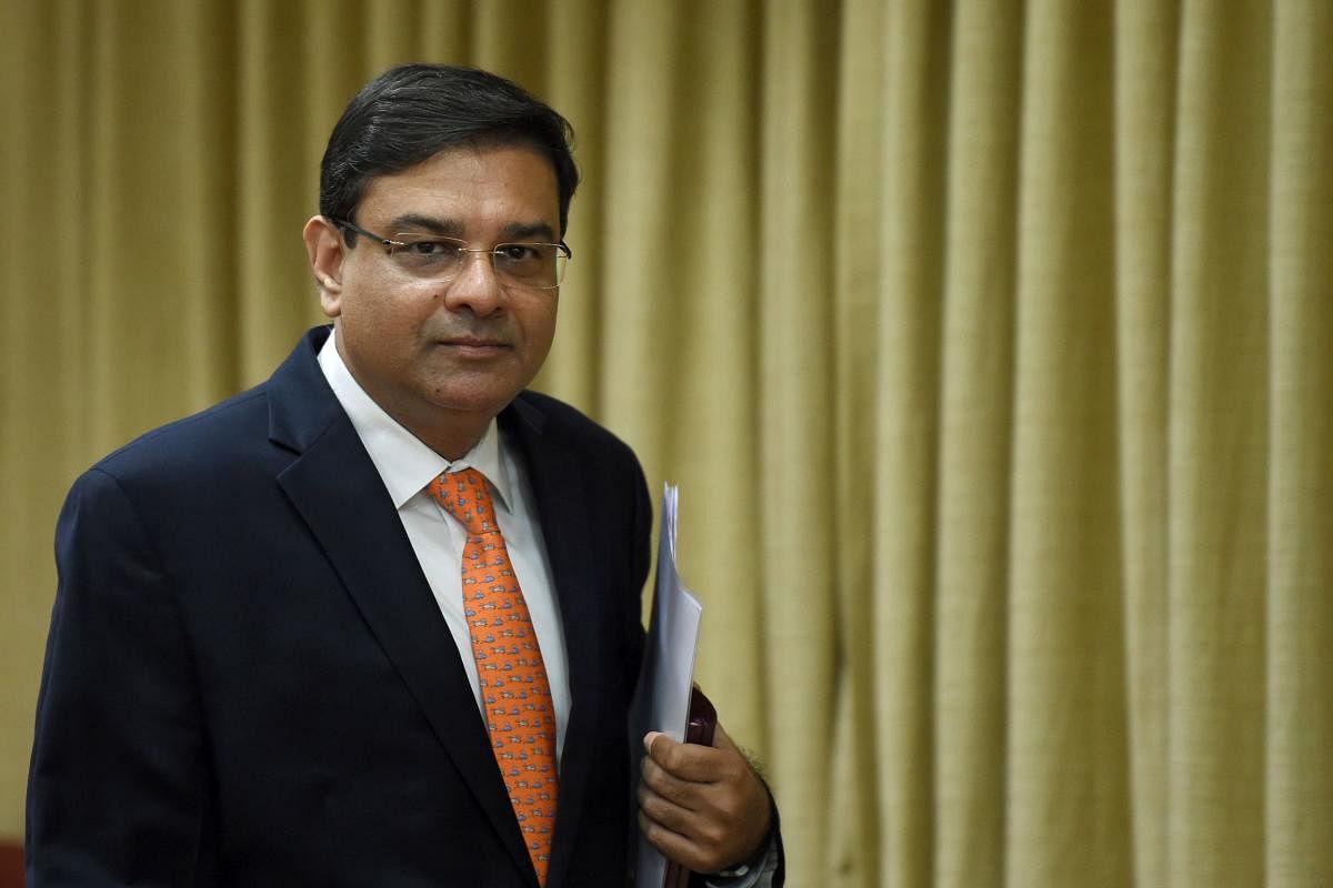 Reserve Bank of India (RBI) Governor Urjit Patel arrives to address a news conference at the bank's head office in Mumbai on August 1, 2018. AFP