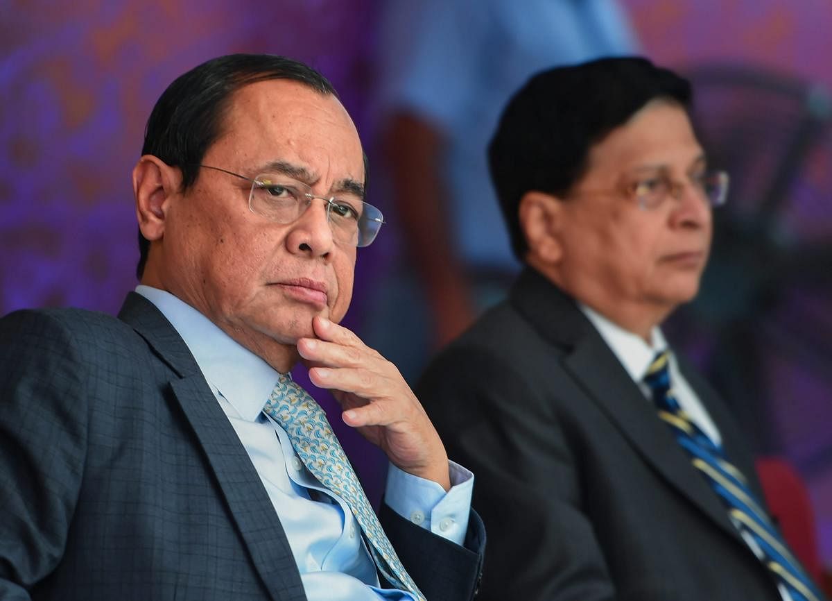 Justice Ranjan Gogoi, the senior most judge will assume the charge as the 46th Chief Justice of India today