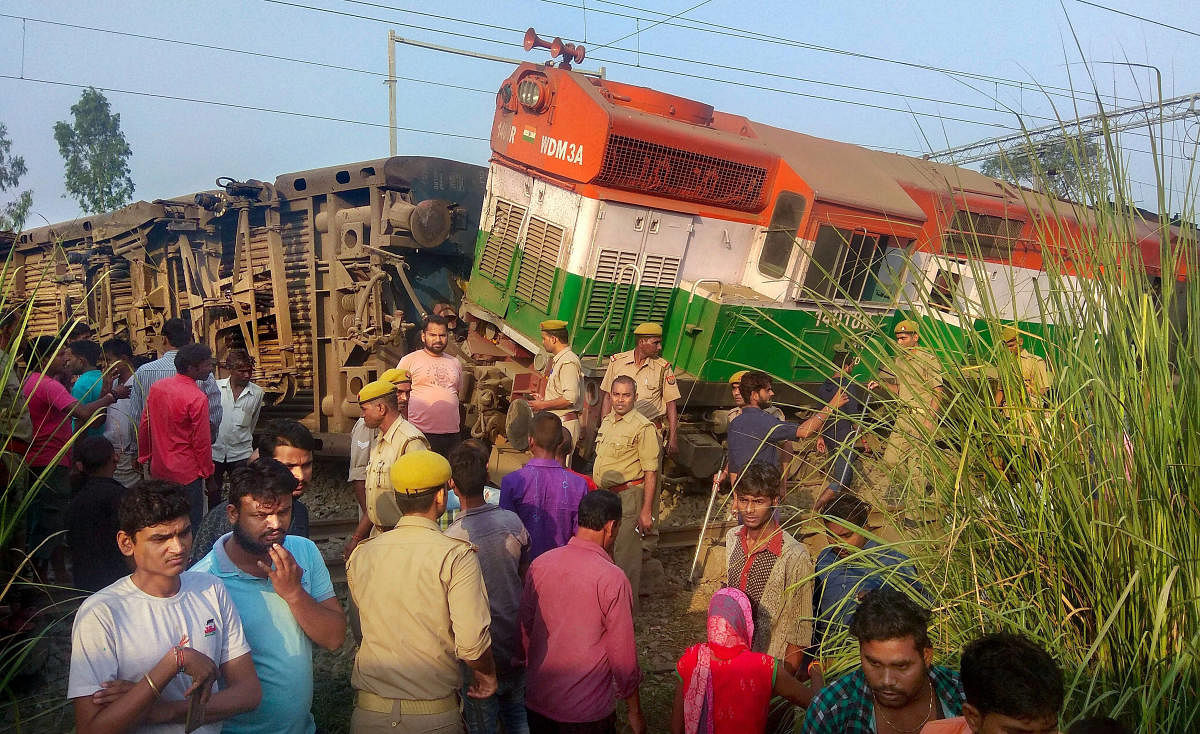The report of the Commission of Railway Safety (CRS) released on Tuesday suggested the reason behind the derailment was that it was given a green signal despite the point failure. (PTI file photo)