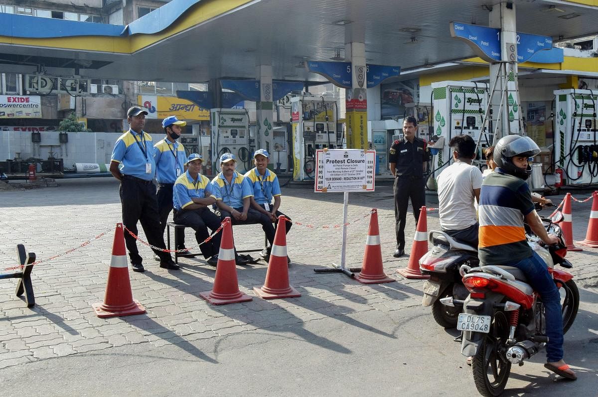 Petrol price has been cut by nearly Rs 2 per litre and diesel by Re 1 a litre in the last eight days on the back of softer international rates, an official statement said Friday. PTI file photo
