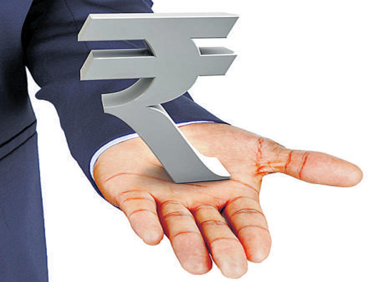 The rupee opened up at 73.33 to quote 14 paise higher over its previous closing.