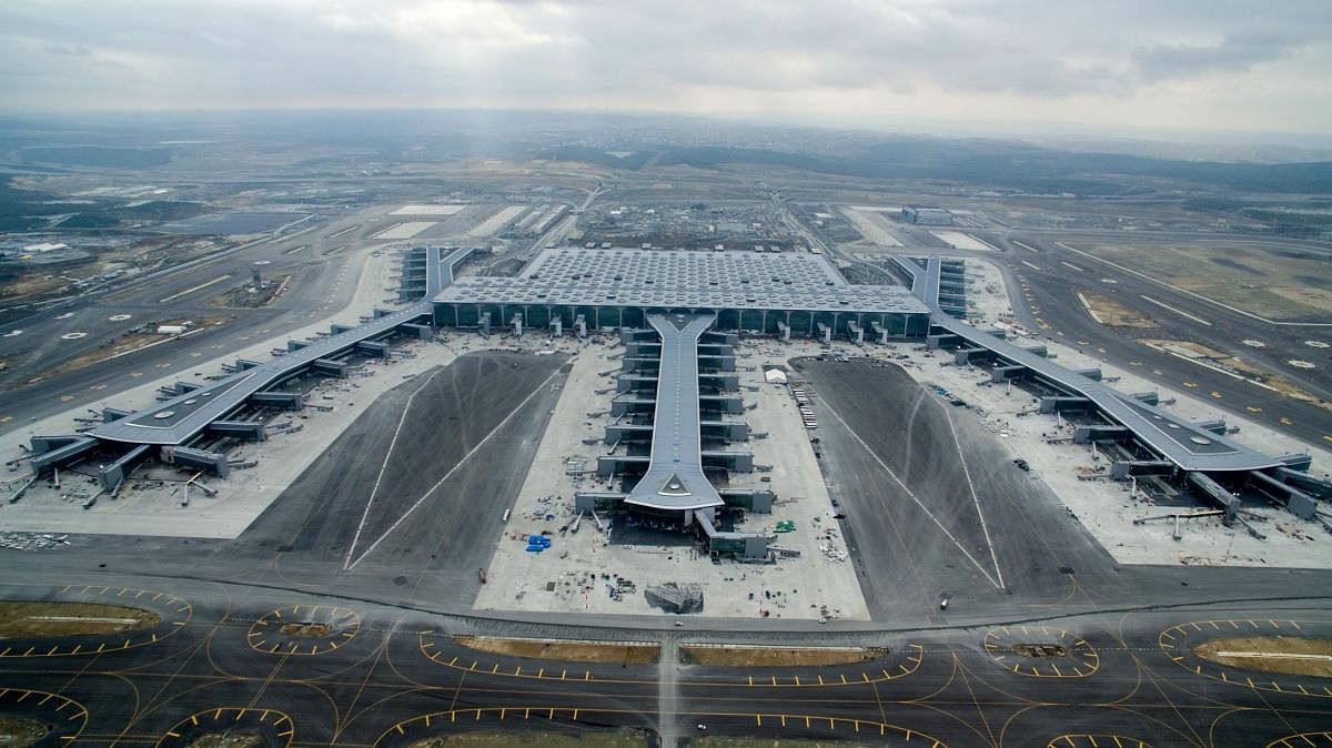 The airport is being built in the Arnavutkoy district on the European side of Istanbul. (AFP File Photo)