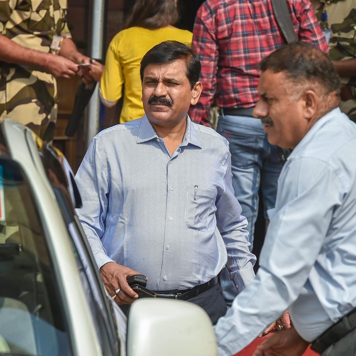 Interim director of the CBI M Nageswara Rao seen at Home Minister's office, in New Delhi, Thursday, Oct 25, 2018. The 1986 batch Odisha cadre IPS officer Rao, has been made interim director of the Central Bureau of Investigation (CBI) and is known for his