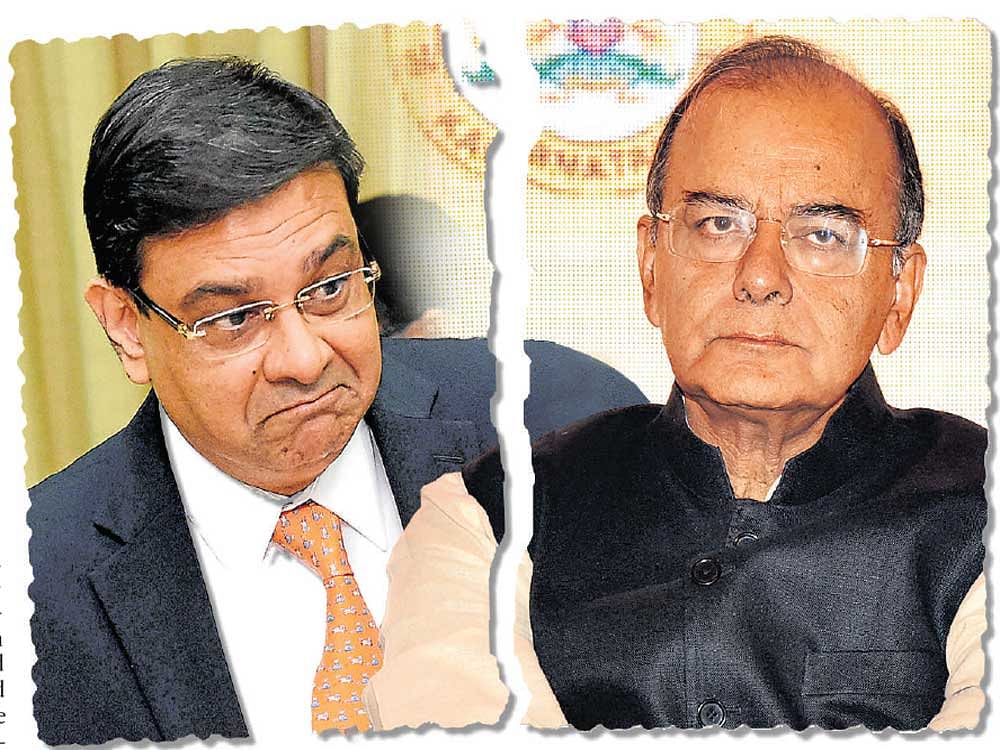 RBI Governor Urjit Patel and Finance Minister Arun Jaitley