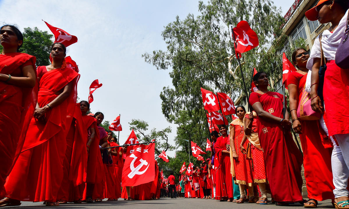 Opposing the move, the CPI(M) demanded the reinstatement of May Day in the list of the 'regular holidays'. (DH File Photo for representation)