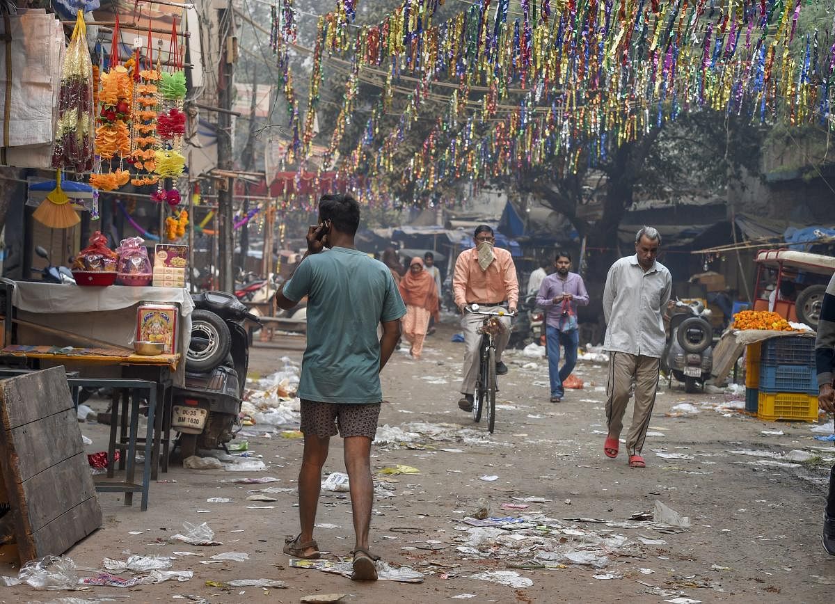 Police also seized 2,776 kgs of firecrackers from various parts of the city on Diwali. A total of 87 people were arrested and 72 cases registered in connection with illegal sale of crackers, they added. PTI Photo