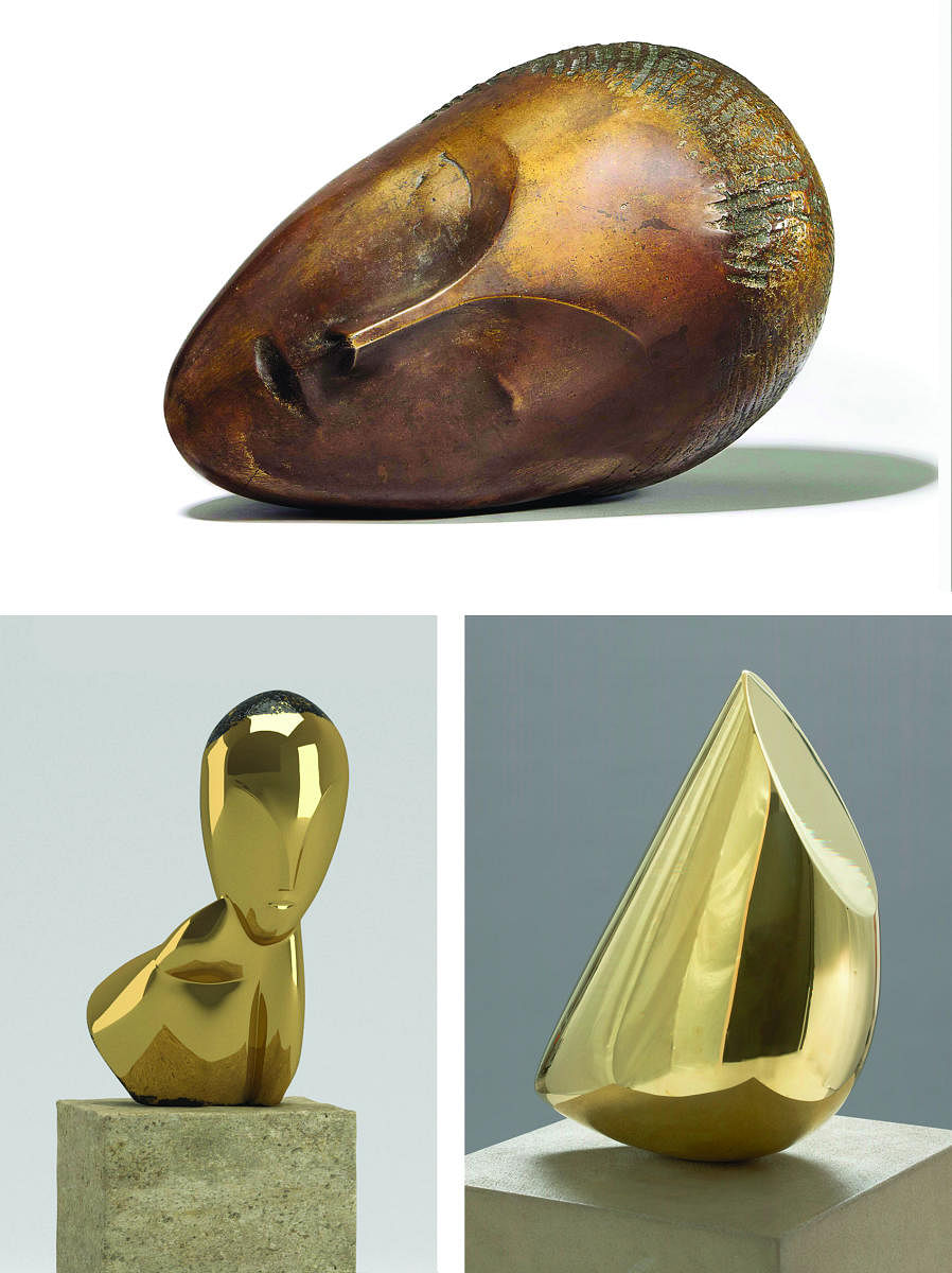 Minimal and Expressionist sculptures by Brancusi